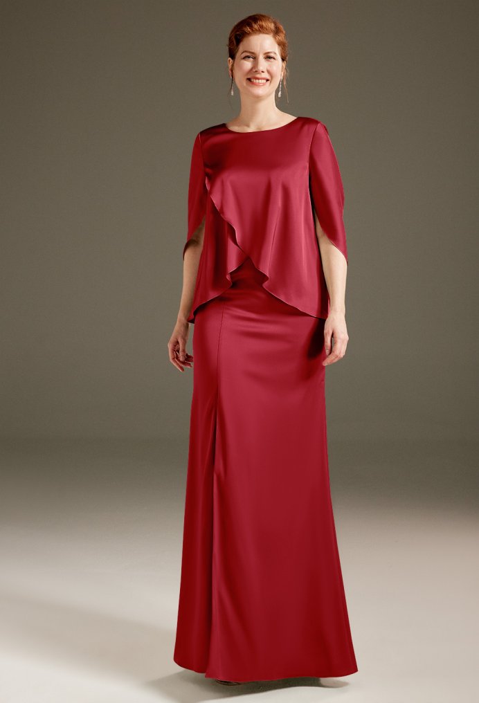 AW Marian Deep Claret  Mother of the Bride Dresses